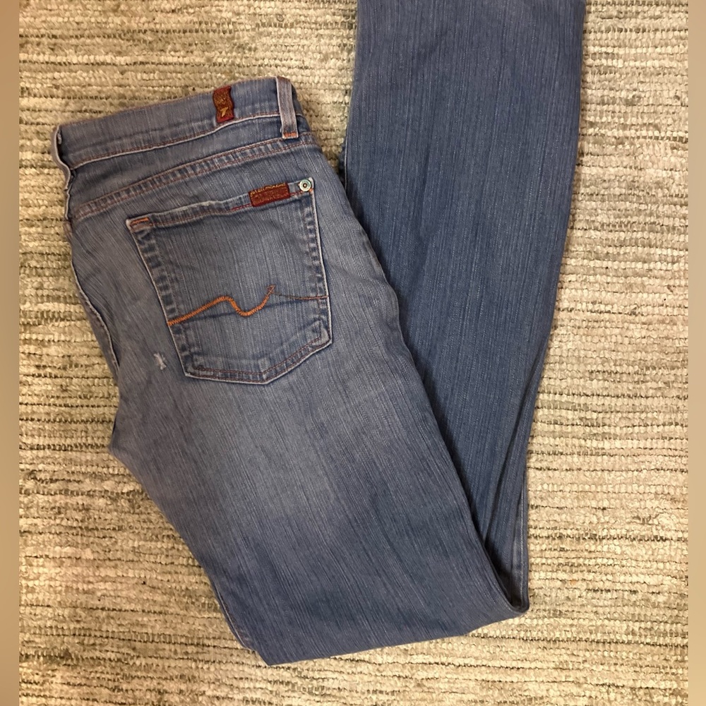 Seven7 For All Mankind Light Blue Denim Jeans